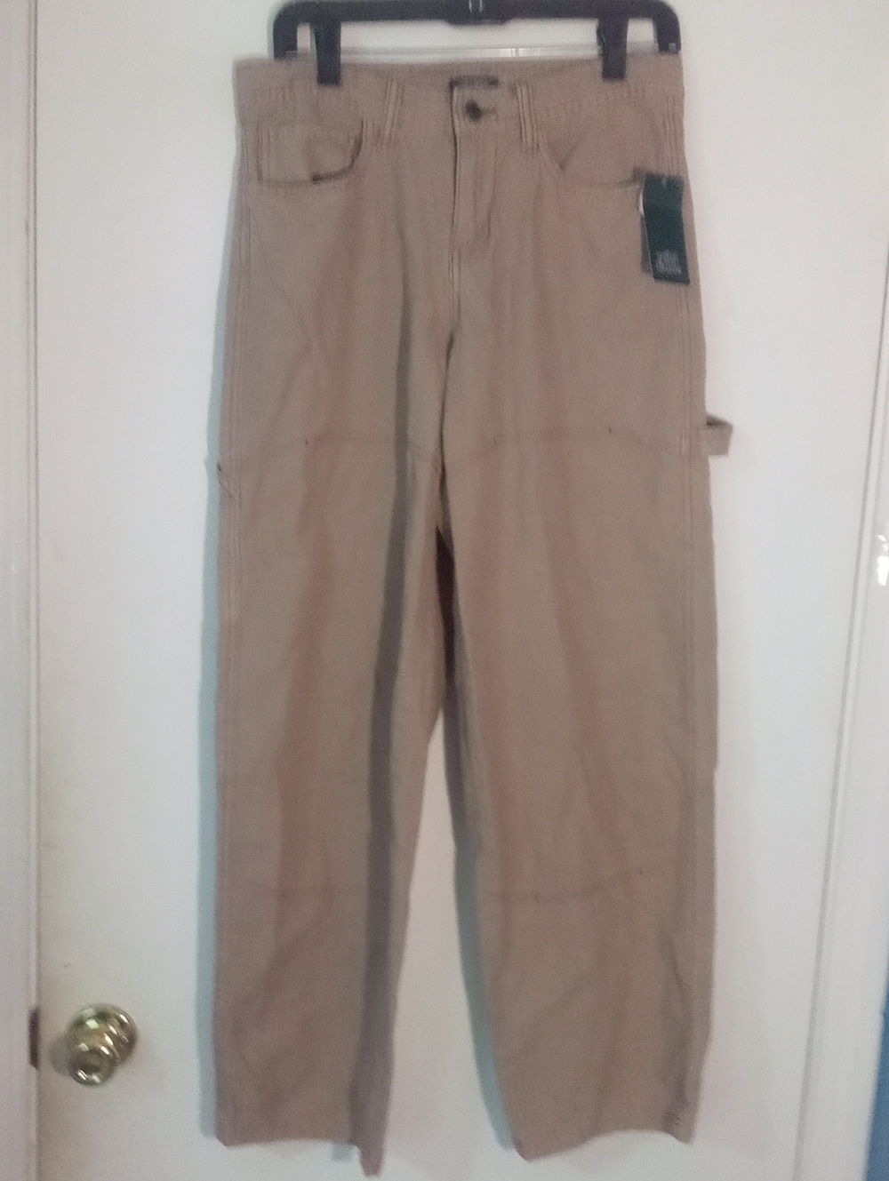 Wild Fable Khaki Utility Carpenter Pants Size 2 NWT $30 Beige Light Brown